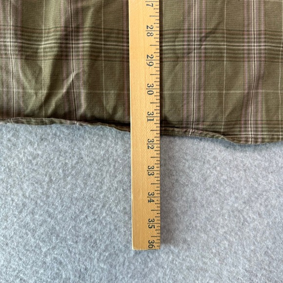 VTG Eddie Bauer Mens Relaxed Fit Tall Large Plaid Long Sleeve Button Up Shirt - Picture 9 of 9